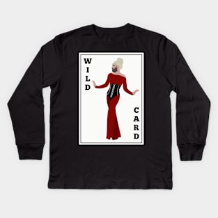 Wild Card Queer Joker Kids Long Sleeve T-Shirt